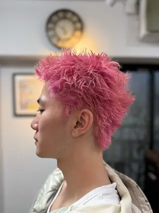 ショート カラー メンズ メンズ/スパイキー ショート/isseyのヘアスタイル