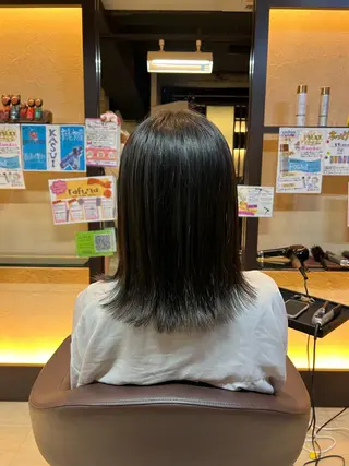 ミディアム カラー 韓国艶髪/透明感 カラー/ひなののヘアスタイル