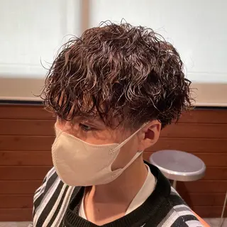 ショート カラー パーマ 髪質改善 BlancHairのヘアスタイル
