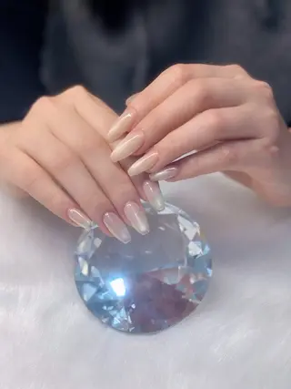 ネイル 透明感/フィルイン/ 亀戸5分ラシュシュのネイルデザイン