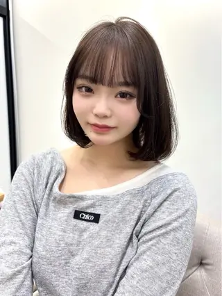 カラー ミディアムレイヤー/ 艶カラーNorikaのヘアスタイル