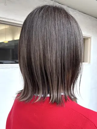 ミディアム カラー alpha松戸 🍓武田さくら🦊のヘアスタイル