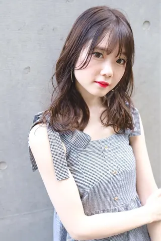 セミロング カラー ヘアアレンジ トレンドヘア🩶 艶髪🩶yoshiのヘアスタイル