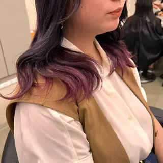 セミロング 💖札幌カラー 指名No.1💖玲奈のヘアスタイル