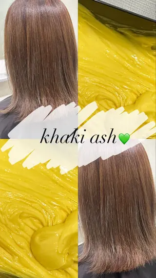 セミロング Number.タナカ 間々田髪質改善のヘアスタイル