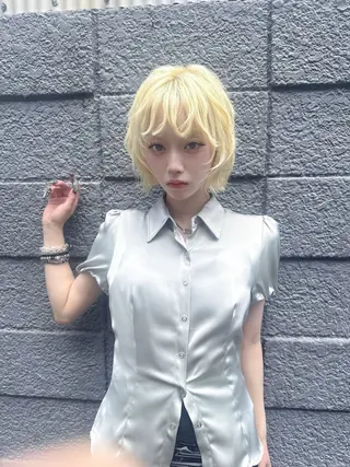 ショート カラー 💎透明感カラー特化 💎TAISEIのヘアスタイル