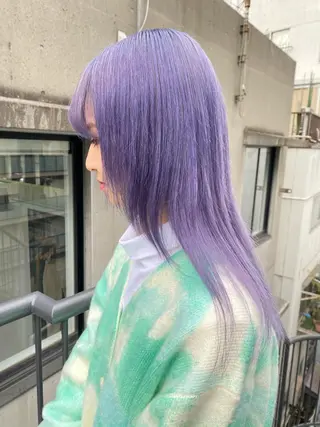 セミロング MIYU💋💖 〈XENA渋谷本店〉のヘアスタイル