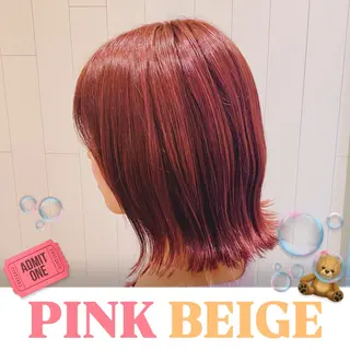 ミディアム カラー ヘアアレンジ メンズパーマ・ カット モリヤ🌺のヘアスタイル