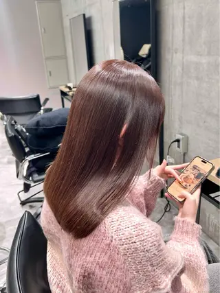 セミロング OAK溝の口 天使の輪👑YUKIのヘアスタイル