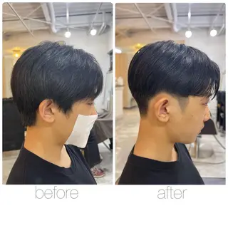 ショート メンズ 尾野 雅斗のヘアスタイル