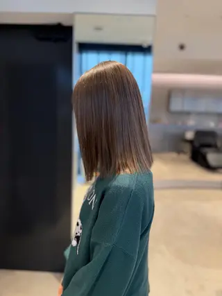 ミディアム カラー 髪質改善/レイヤー 暖色/shiinaのヘアスタイル