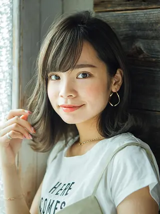 ミディアム Conforto店長 渡邊のヘアスタイル