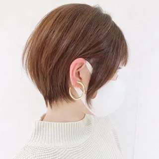 ショート カラー 🌟モテ髪ショート 🌟店長 津賀涼のヘアスタイル