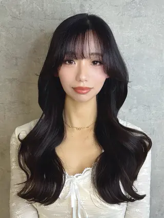 ロング トレンド韓国レイヤー 🇰🇷のんのヘアスタイル