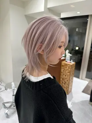 ミディアム カラー ご予約 宜しくお願いします！のヘアスタイル