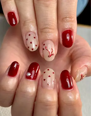 ネイル tsumeya ゆるかわ手描きネイルのネイルデザイン