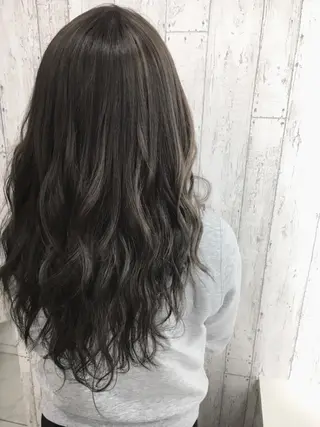 セミロング カラー チビ編み込みエクステ シールEXどぅ〜すのヘアスタイル