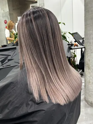 セミロング カラー welring hair salonのヘアスタイル
