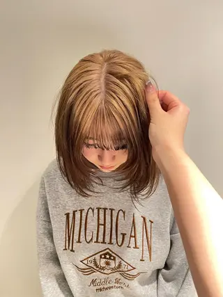 ミディアム Mëw &のヘアスタイル