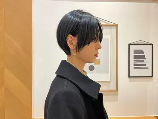ショート 透明感カラー🎀♡ リナのヘアスタイル