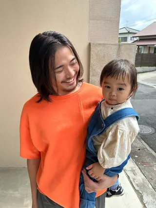 ミディアム カラー キッズ MAEDA MADOKAのヘアスタイル