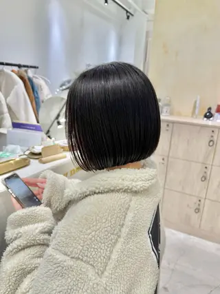 ショート ボブ/美髪矯正 /佐藤　奈巳のヘアスタイル
