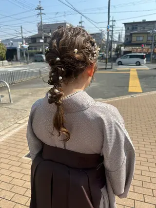 セミロング ヘアアレンジ 💖ERI💖/酸性 ストレートNo.1のヘアスタイル