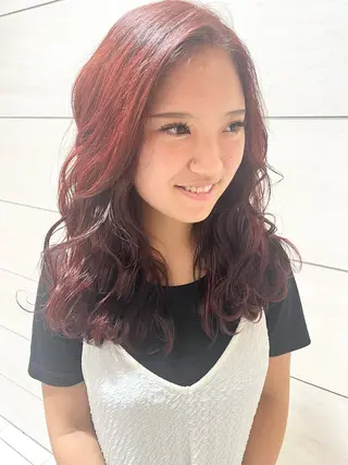 セミロング カラー noll【今池駅前】 池田碧花のヘアスタイル