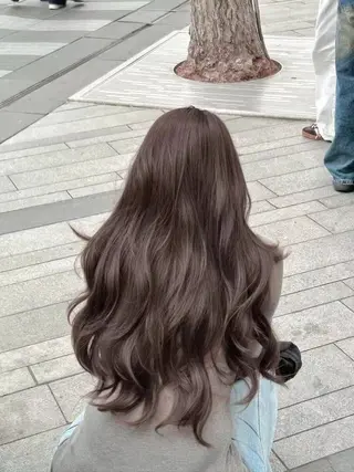 ロング カラー mao⭐️ 透明感カラー‎⭐️のヘアスタイル