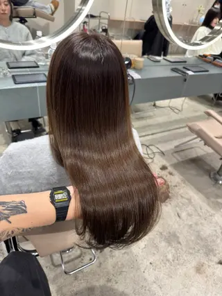 ミディアム カラー 立川/レイヤー/ 複雑履歴/ 西川翔真のヘアスタイル