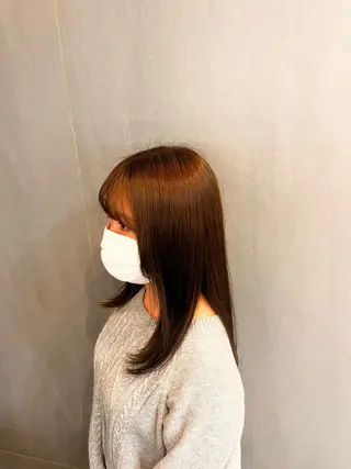 ミディアム カラー fifth / 山下 和輝 海外風スタイルのヘアスタイル