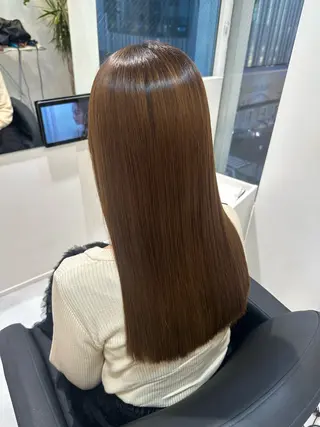セミロング Emuest心斎橋 SAKIのヘアスタイル