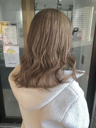 セミロング カラー 🤍2nd🤍田所 美希のヘアスタイル