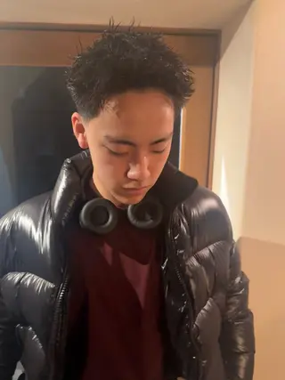 ショート パーマ メンズ Kaz. メンズ平尾・高宮のヘアスタイル