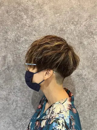 ショート メンズ Le Coeur 喜多町　志賀大介のヘアスタイル