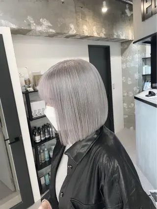 ミディアム カラー カットモデル様無料 💎saaya💎のヘアスタイル