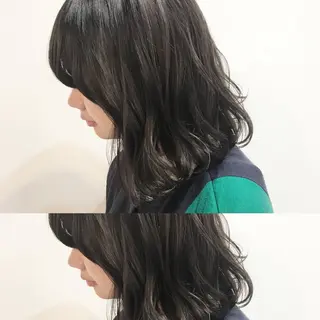 ミディアム カラー 嶋佐 昌大 シマサマオのヘアスタイル
