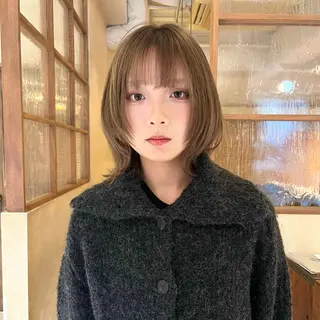 ミディアム カラー 🌿‬ナチュラルヘア /パーマ/蒼真🍃のヘアスタイル