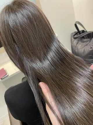 ロング カラー デジタルパーマ💫/ 似合わせカット✂️のヘアスタイル