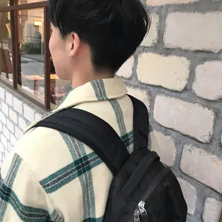 ショート メンズ 横山 莉奈のヘアスタイル