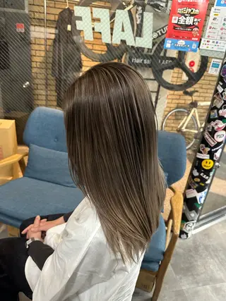 セミロング 剣太郎カットモデル 10㎝カット募集中のヘアスタイル