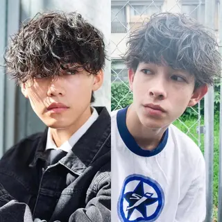 ミディアム パーマ メンズ メンズ似合わせ🪞 kotoriのヘアスタイル