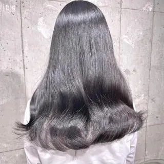 ミディアム パーマ ヘアアレンジ 韓国風ベージュ🤎 赤みなし🌿横浜🤎のヘアスタイル