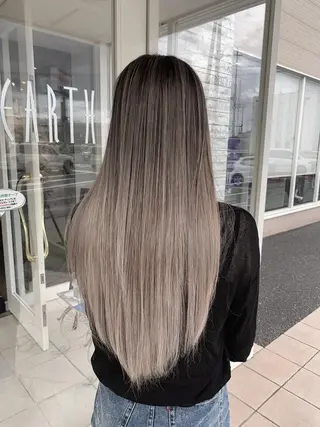 ロング カラー EARTH石巻店 尾形  裕のヘアスタイル