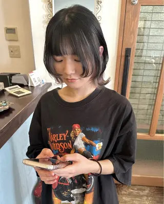 ミディアム ウルフカット🪽 レイヤー/髪質改善のヘアスタイル