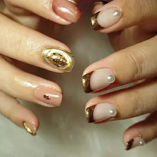ネイル 下妻ネイルサロン/ 持ちの良いネイルのネイルデザイン