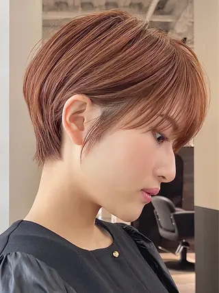 ショート カラー 山本 優太のヘアスタイル