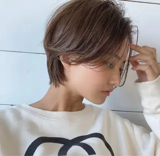 ショート 髪質改善/縮毛矯正/ ボブmanami🩵のヘアスタイル