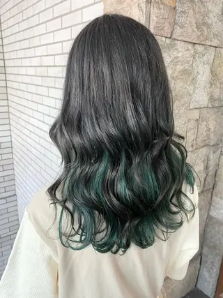 セミロング カラー 萩原 凌✄﻿のヘアスタイル