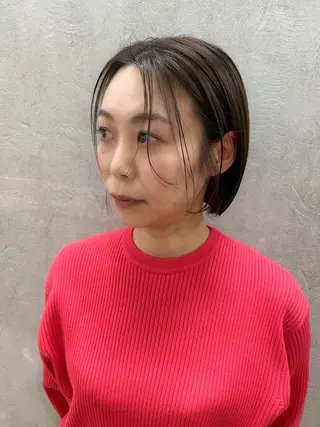 ショート カラー 谷町/Le'a /竹原しおなのヘアスタイル